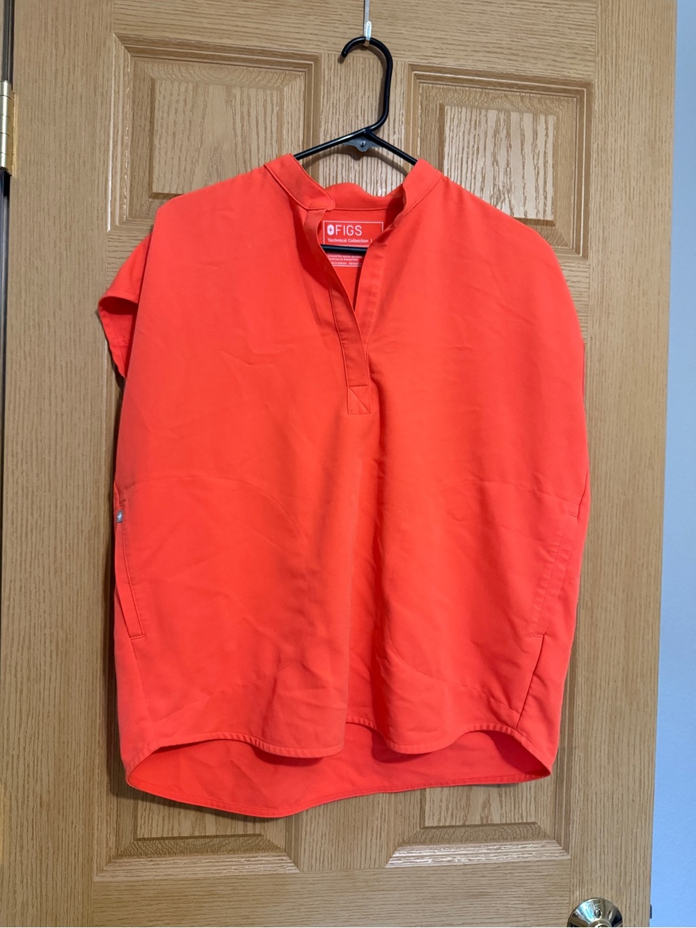 FIGS Women's coral Rafael Scrub Top